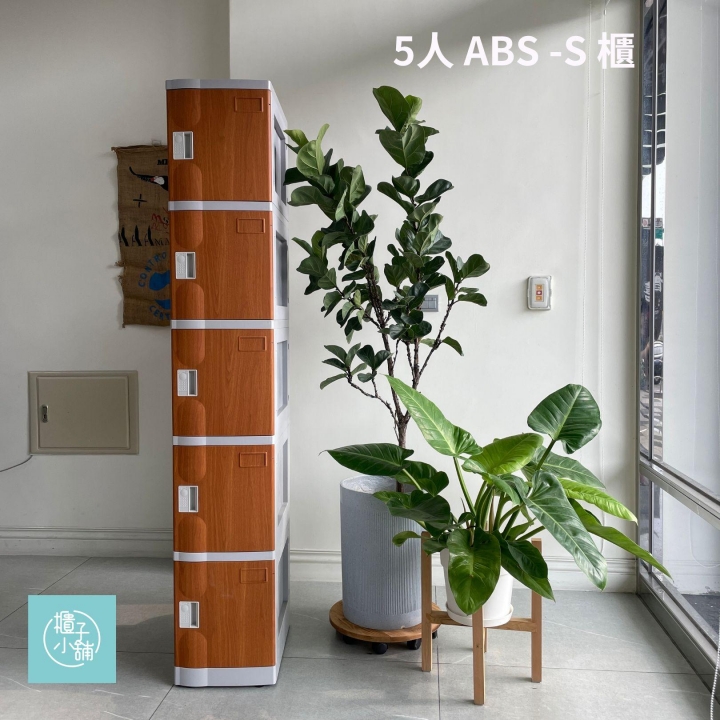 10人 ABS櫃- S 木紋門板- 把手櫃苗栗無塑化劑置物櫃